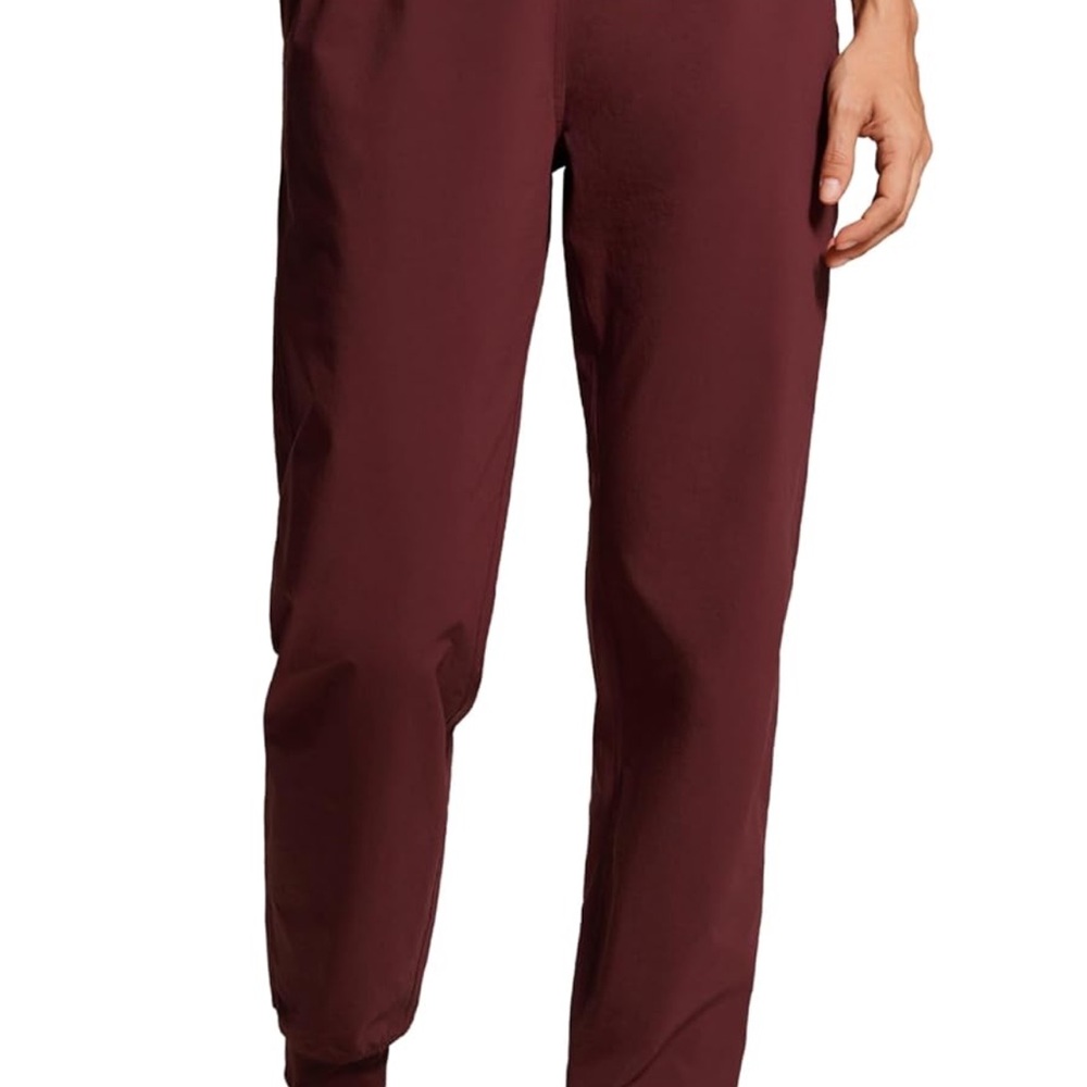 CRZ YOGA Maroon Jogger Pants Small